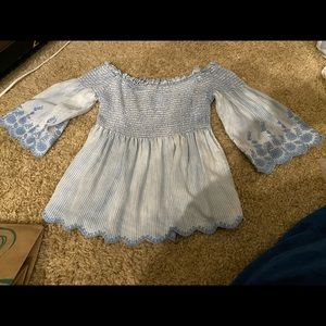 Off shoulder boho top (Michael Star)